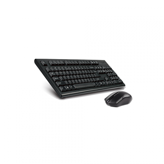 A4Tech (3000N) V-Track 2.4G Wireless Bangla Keyboard With Wireless Padless Mouse