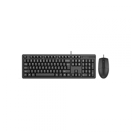 A4tech KK-3330 USB Multimedia Keyboard Mouse Combo Black