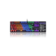 MotoSpeed CK107 (K96) Wired Mechanical Backlit Keyboard with Side Laser Keys
