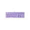 Rapoo V500 PRO Backlit USB Mechanical Gaming Keyboard Purple