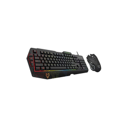 Vertux Vendetta Ergonomic Gaming Keyboard & Mouse Combo With Programmable Keys