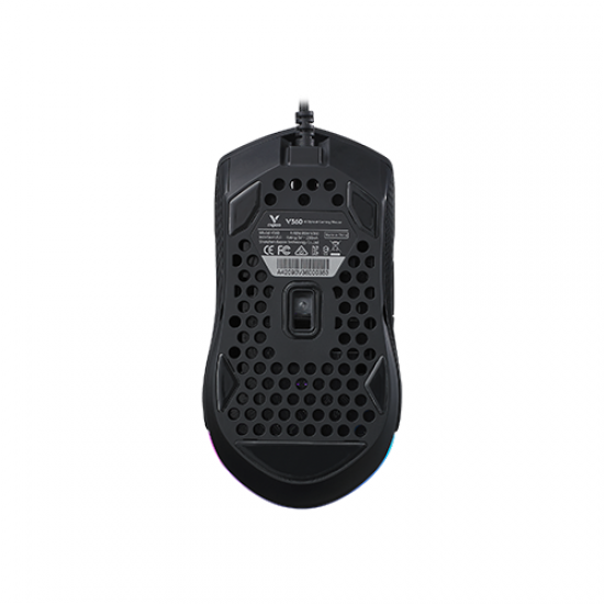 Rapoo V360 USB RGB Backlit Gaming Mouse Black