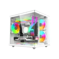 Value-Top V900W Micro-ATX Mini Tower White Gaming Casing 