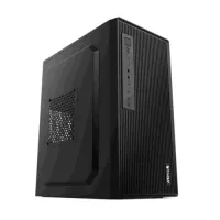 T-WOLF SHADOWCORE Mid Tower Micro-ATX Black Office Desktop Case with PSU