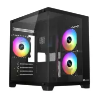 Xtreme S270B ATX Mid Tower Black Casing With 3 ARGB Fans