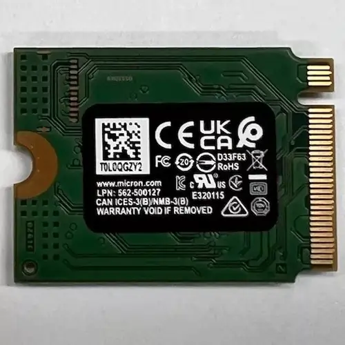 Micron 2450 2230 PCIe Gen4x4 NVMe 256GB SSD