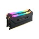 Corsair VENGEANCE RGB PRO 16GB (2 x 8GB) DDR4 3200MHz C16 RAM Kit Black