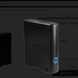 Transcend 8TB StoreJet 35T3 External Hard Disk Drive