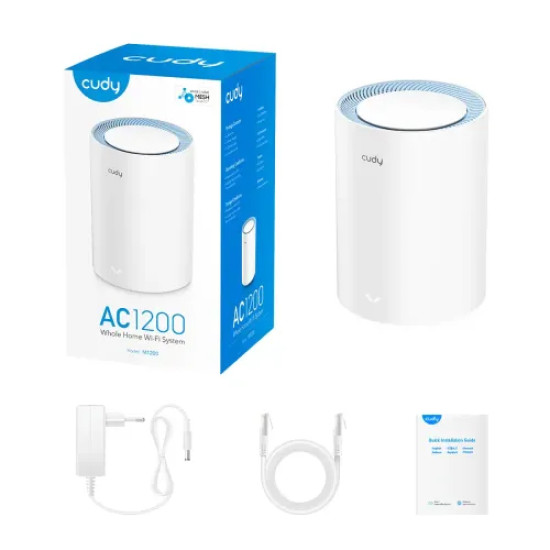 Cudy M1200 AC1200 Whole Home Mesh WiFi Router (1 Pack)