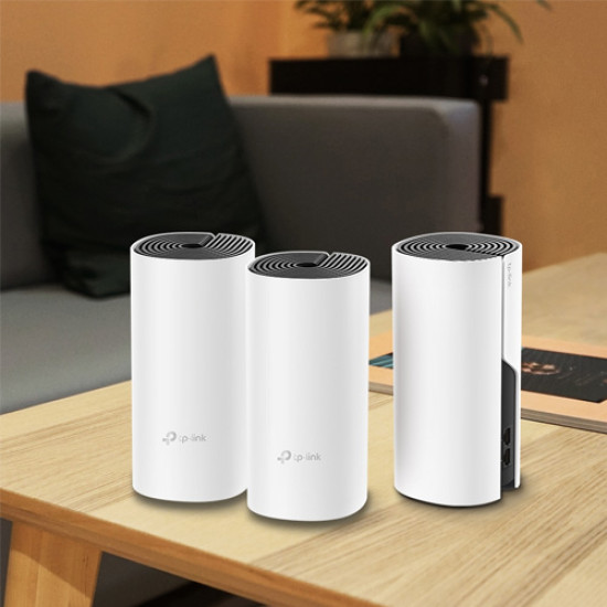 TP-Link Deco M4 AC 1200 Dual- Band Mesh Router 3-pack (Whole Home)