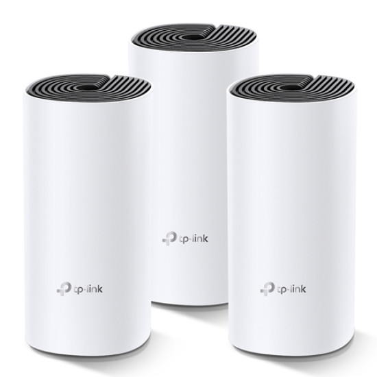 TP-Link Deco M4 AC 1200 Dual- Band Mesh Router 3-pack (Whole Home)