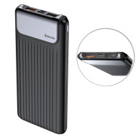 Baseus 10000mAh 3.0 Quick Charge Digital Dual Output Power Bank – Black