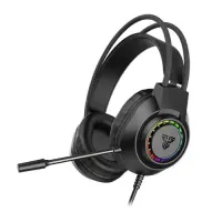Fantech Portal HQ55 Wired RGB Gaming Headphone Black