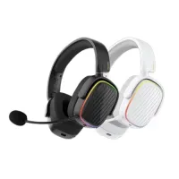 Fantech WHG02 Harmony RGB Wireless Gaming Headphone (Black/White)